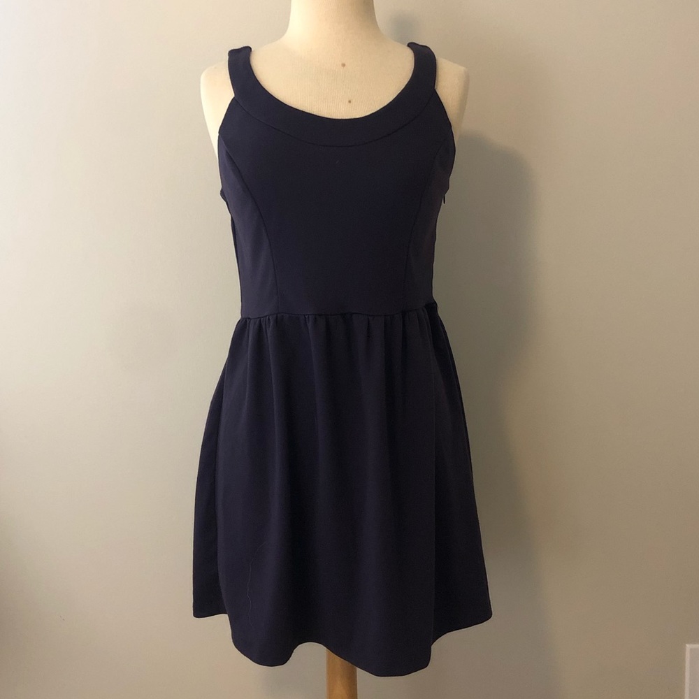 Big Flirt Fit and Flare Purple Dress Size XL